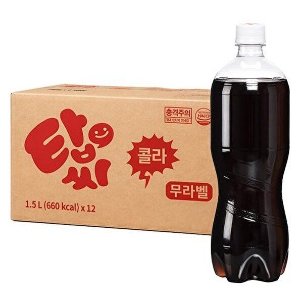 일화 [일화]일화 탑씨 콜라 무라벨 1.5L x 12페트
