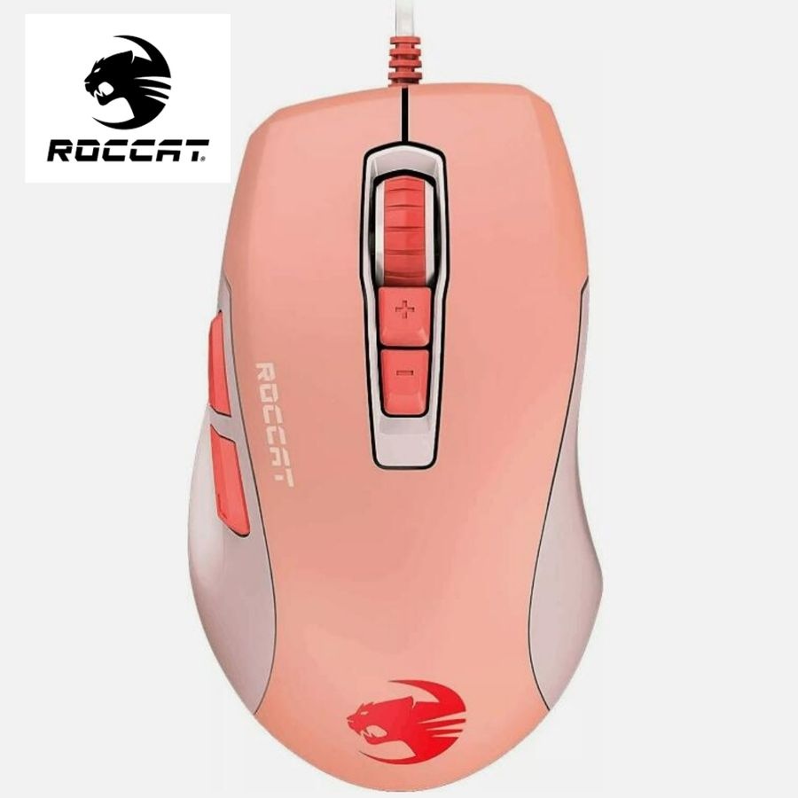 [해외] ROCCAT 로캣 콘퓨어 울트라 게이밍 마우스 유선 핑크 ROC-11-740