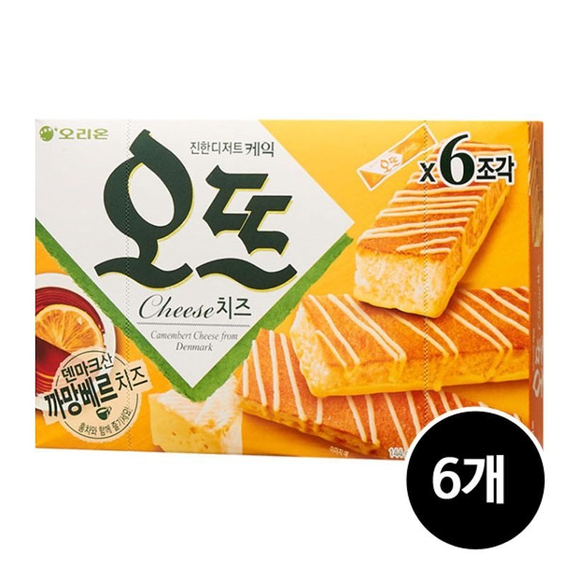오리온 오뜨 치즈, 144g, 6개