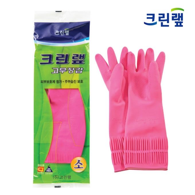 크린랲 크린랩 고무장갑 (S)소_5켤레