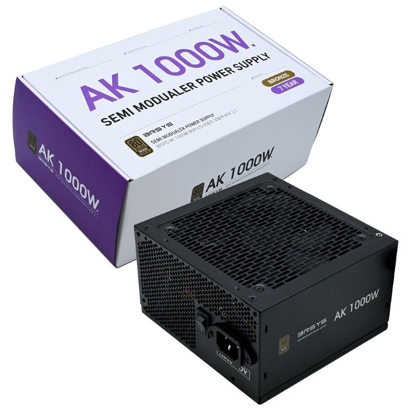 3RSYS AK 1000W 80PLUS브론즈 모듈러 ATX3.1