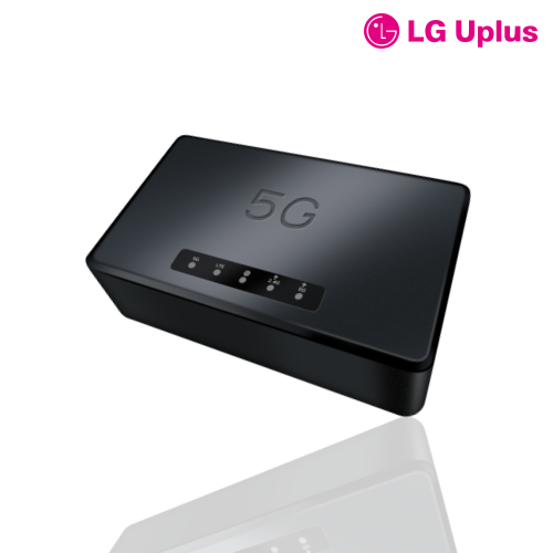 LG유플러스 무약정 프리미엄 5G 무선라우터 CNR-5G500 건설현장 키오스크 매장 농막 WiFi 인터넷