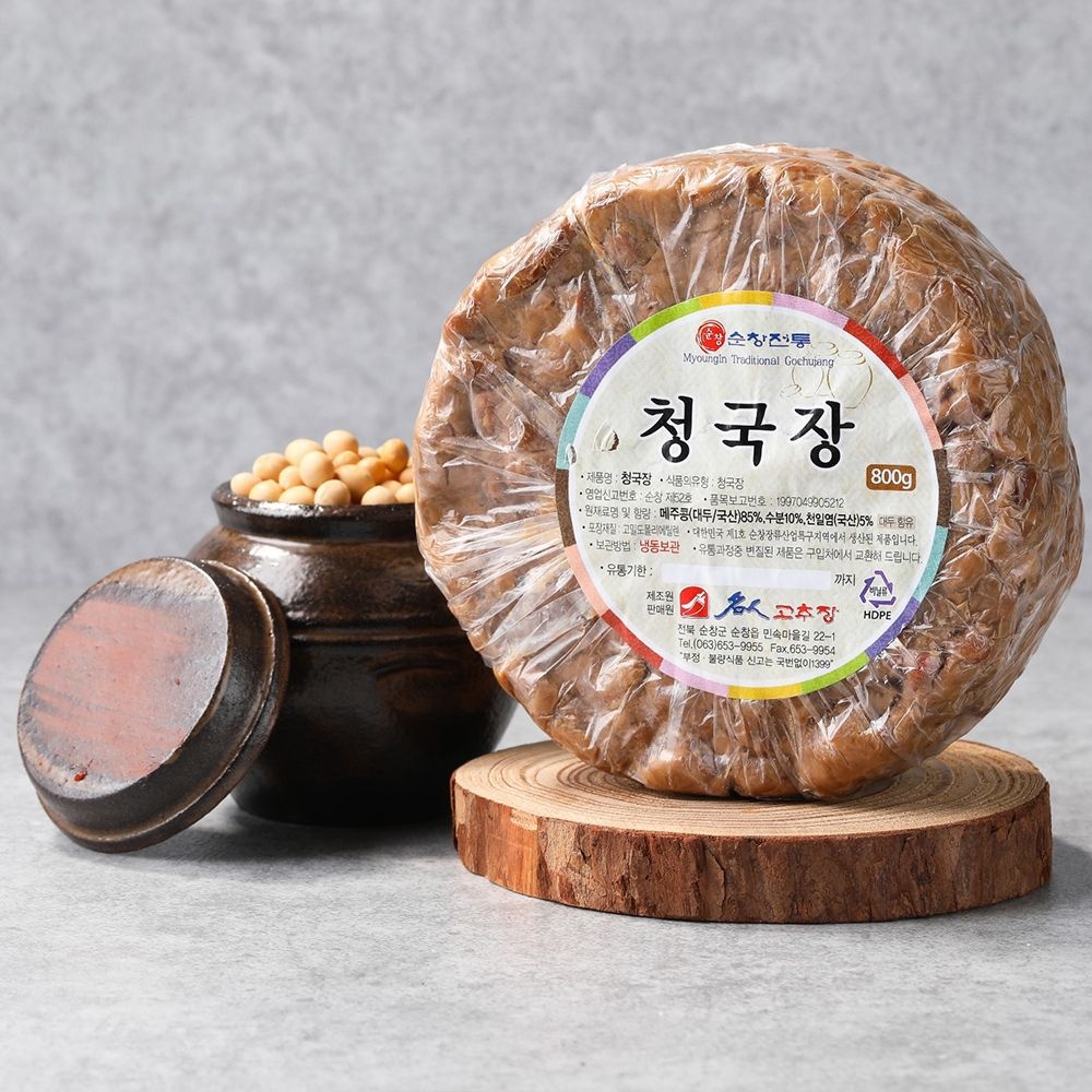 순창 명인고추장 박현순 기능인 청국장 800g