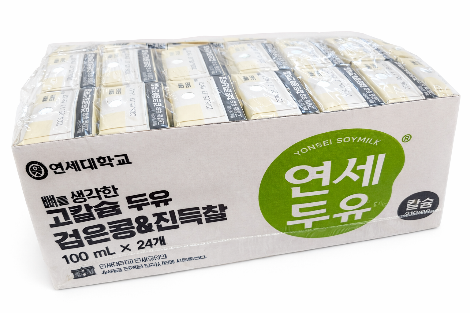 [롯데온] 연세 뼈를 생각한 고칼슘 두유 진득찰 검은콩+호두아몬드180ml 96팩 (28,490원/무료) | 롯데온