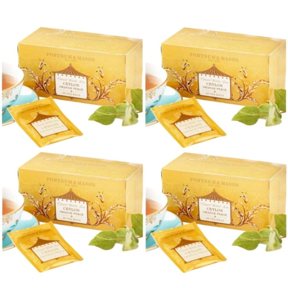 [해외] Fortnum's 포트넘앤메이슨 실론 오렌지 페코 25티백 x 4팩 (총100티백)