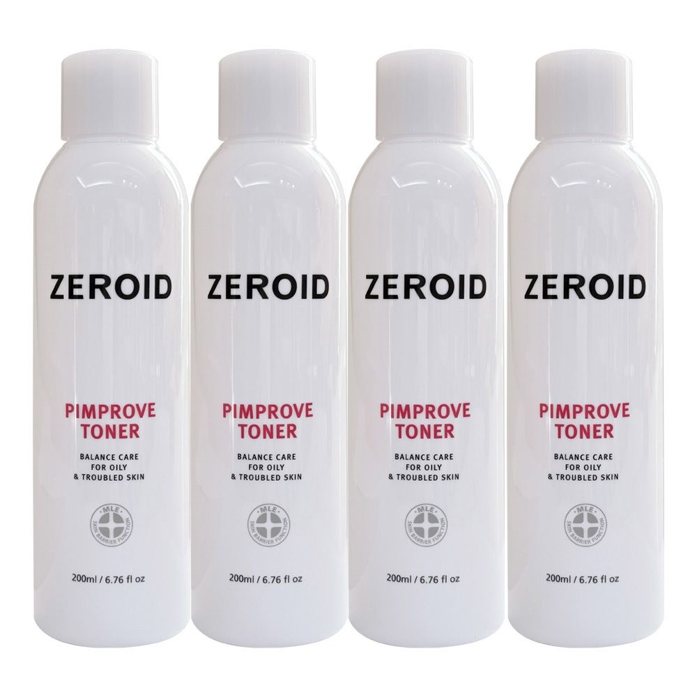 제로이드 핌프로브 토너 200ml 4개 / 써클
