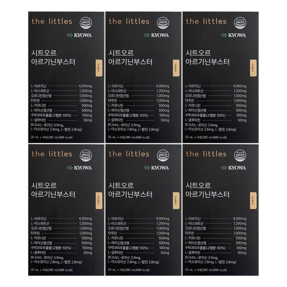 더리틀스 시트오르 아르기닌 부스터 20ml x 14포 6개 / 써클