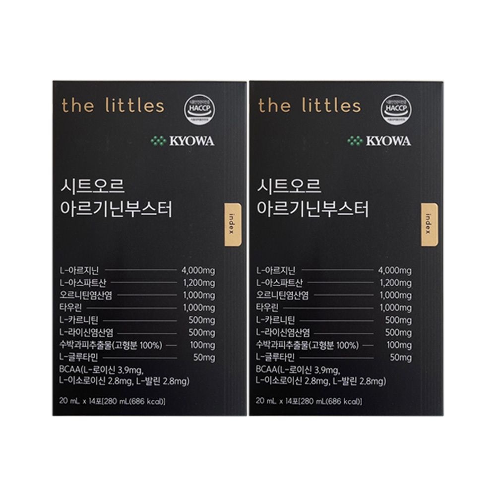 더리틀스 시트오르 아르기닌 부스터 20ml x 14포 2개 / 써클