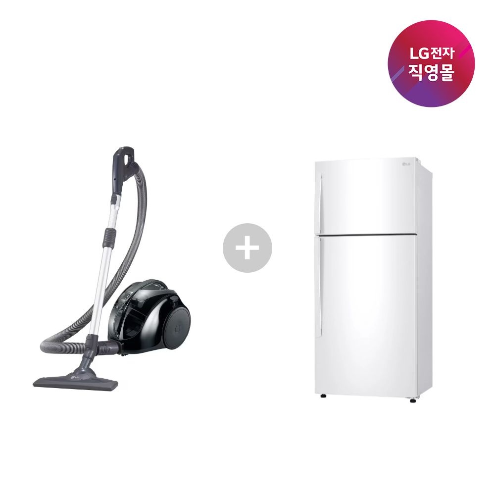 [롯데백화점] LG전자 [LG전자 직영] LG 청소기+일반냉장고 세트모델 C40SFHT+B502W33