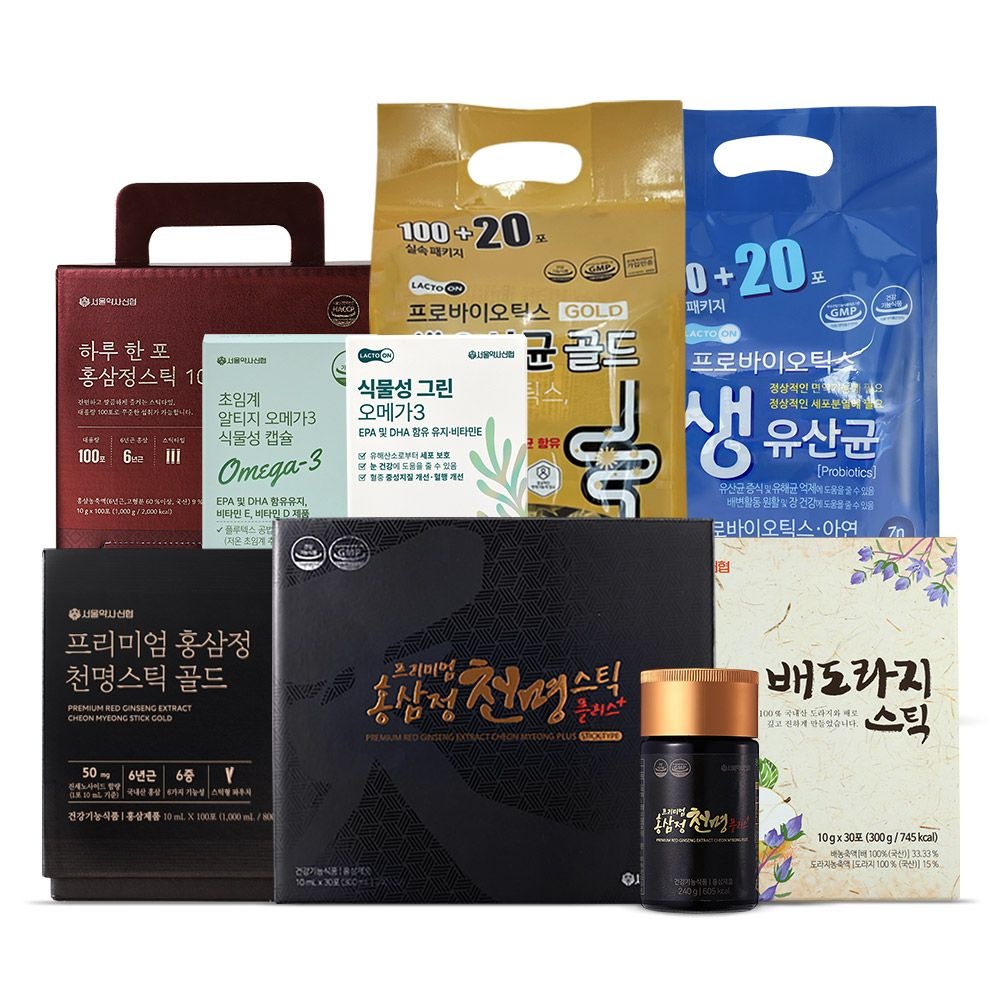 [롯데온] 프리미엄 홍삼정 천명 스틱 골드 100포 (92,700원/무료)