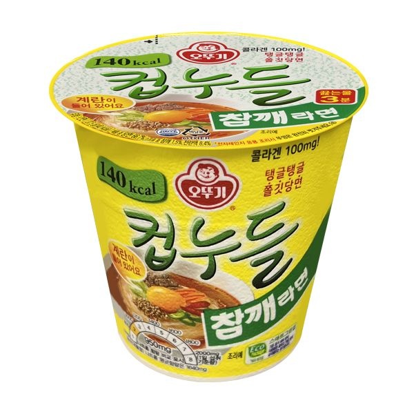 오뚜기 컵누들 참깨라면 37.5g 저칼로리 컵라면 식단 간식