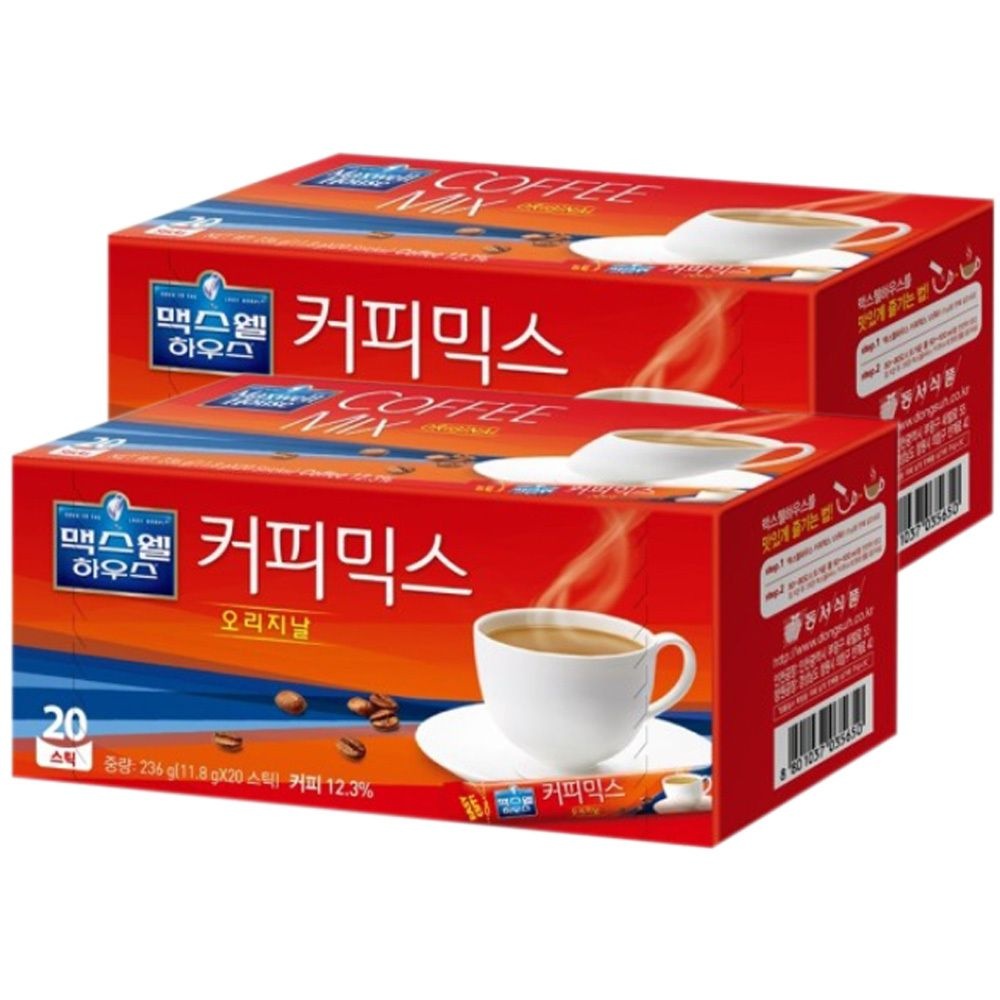 동서식품 맥스웰하우스 오리지날 커피믹스 40T (20개입x2개)