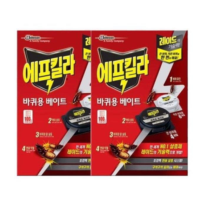 에프킬라 바퀴약 큰바퀴4입+작은바퀴6입 x 2세트