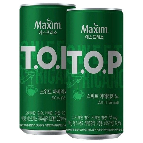 동서식품 맥심 티오피 스위트아메리카노 200ml x 36캔