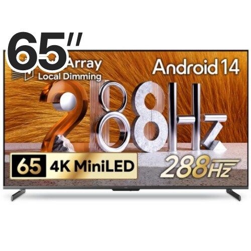 더함 치크 스마트 165cm(65인치) QD-MINILED 288Hz 돌비 AI 구글5.0