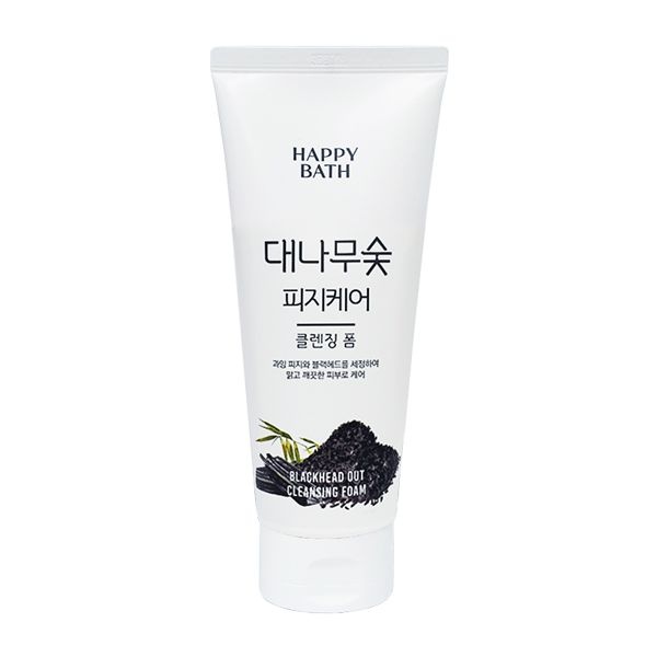 해피바스 대나무숯 피지흡착 클렌징폼 200g