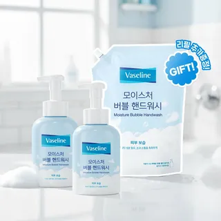 바세린 [알뜰구성] 바세린 모이스처 핸드워시 본품 500ml*2개 (+ 리필 900ml 특별증정)