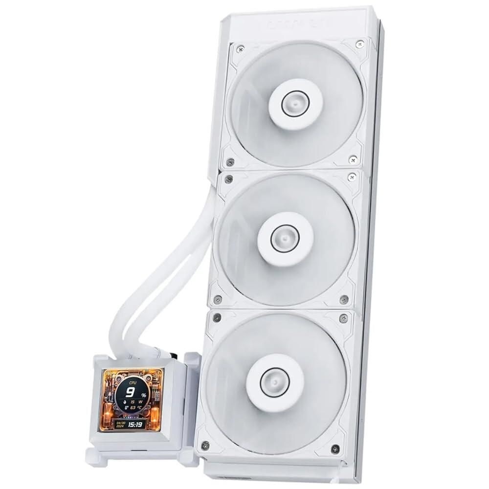 [해외] Lian-Li HydroShift LCD 360S 퍼포먼스 360mm 올인원 CPU 액체 쿨러 - 화이트 281998