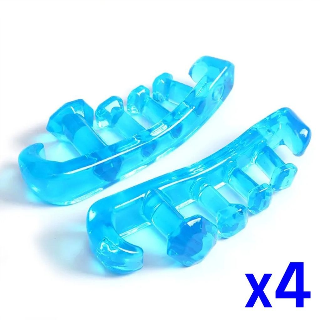 재사용 실리콘 발가락 뼈대보호기 x4개 발가락밴드 [BGA76297]