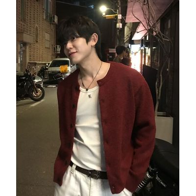 스무드 브이넥 캐시미어 니트