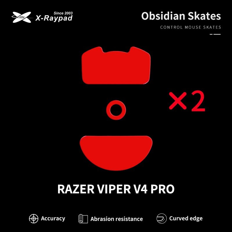 X-raypad 옵시디안컨트롤 VIPER V4 PRO 레이저 바브사 마우스피트
