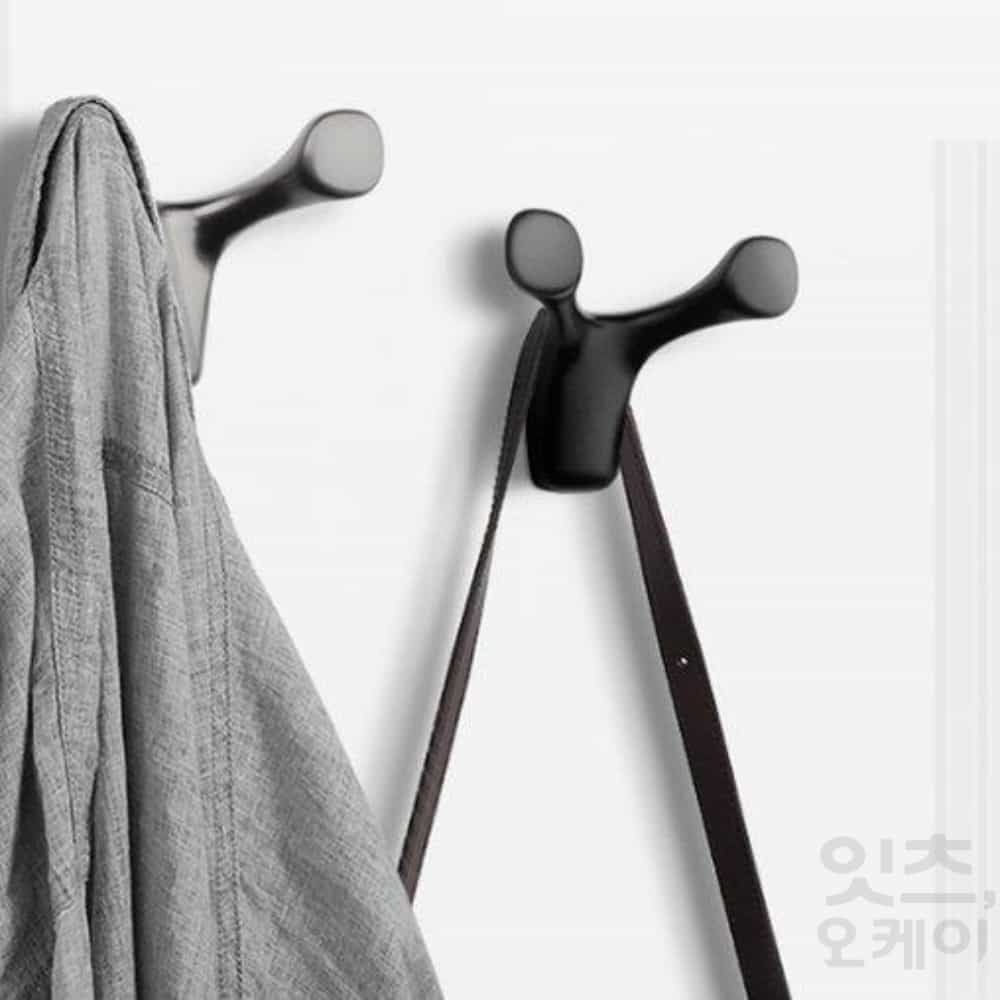 FIRSTOK 메탈 후크걸이 벽옷걸이후크 타공옷걸이후크 현관후크