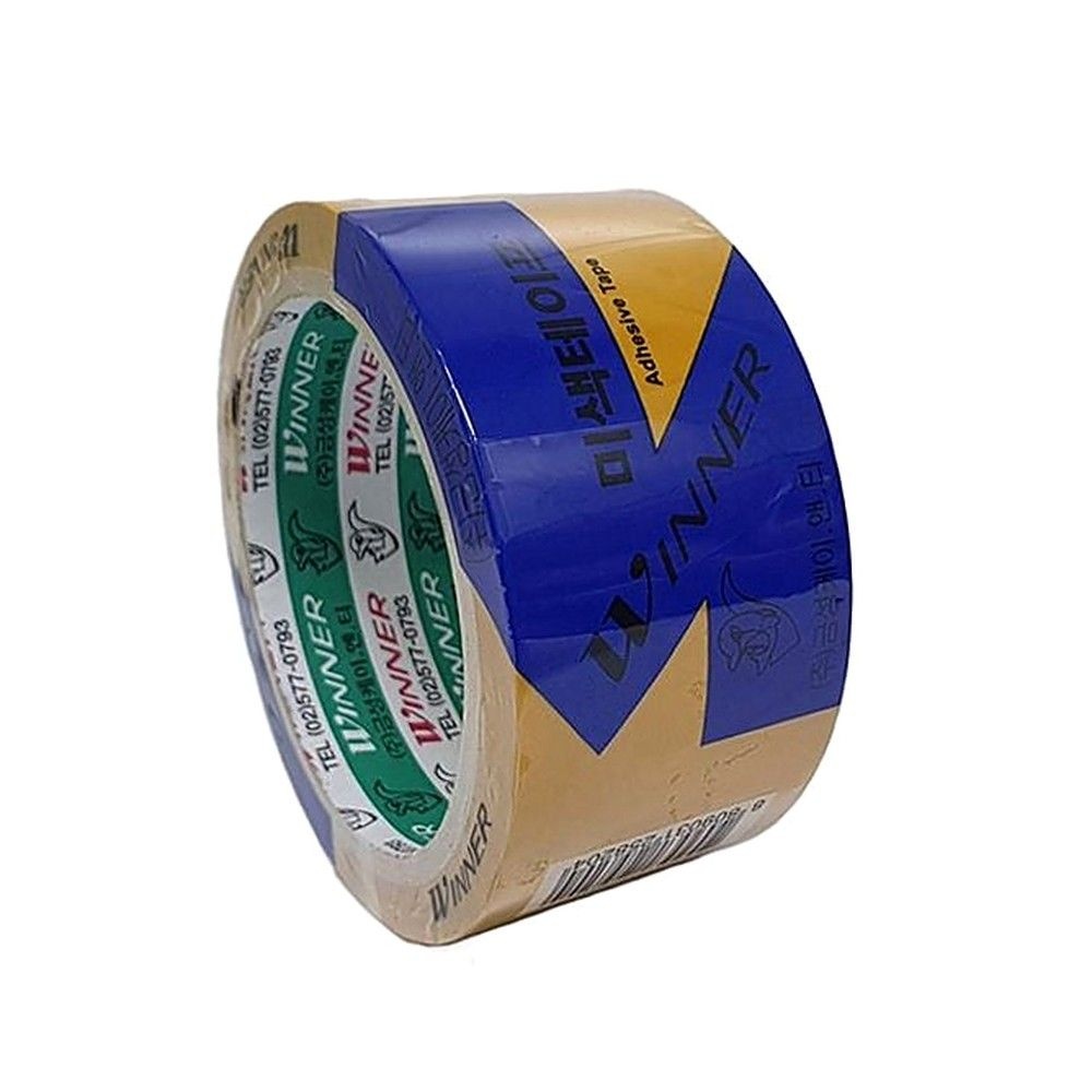 선물포장 포장용품 박스 테이프 OPP 미색 아크릴 X 50개입 48MM 40M