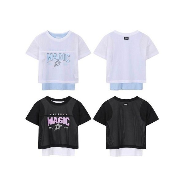 [NBA KIDS] ORL 여아 메쉬 레이어드티 K262TS640P_JJ