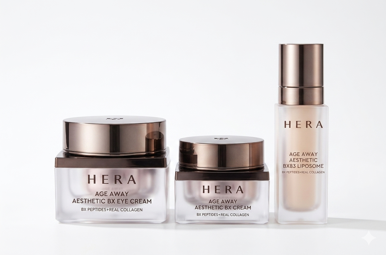헤라 에이지 어웨이 에스테틱 BX 아이크림 25ml 기획 세트 (리포솜20ml + 크림25ml 추가)