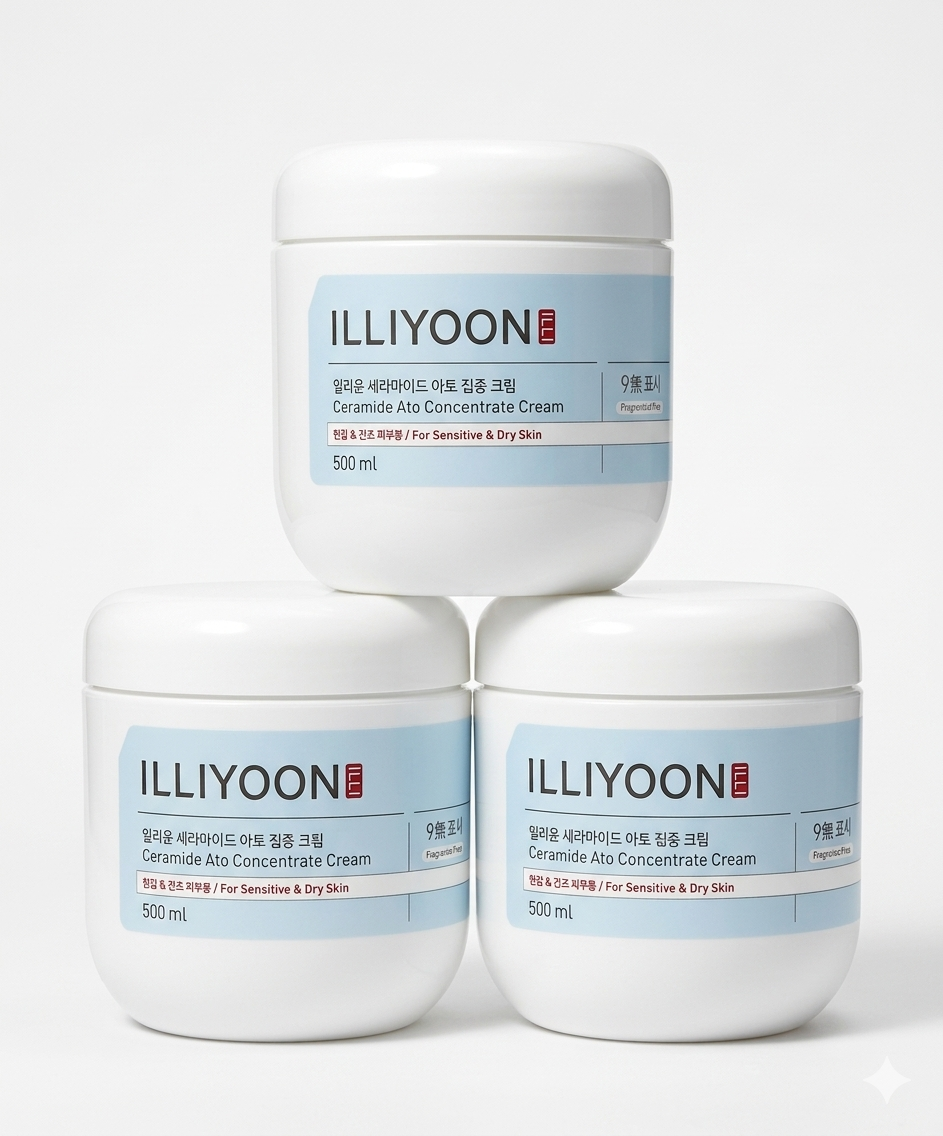 일리윤 세라마이드 아토 집중 크림 500ml 3개