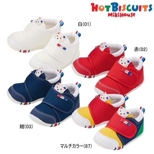 미키하우스 Hotbisquits 베이비 걸음마 신발 퍼스트 슈즈 4컬러