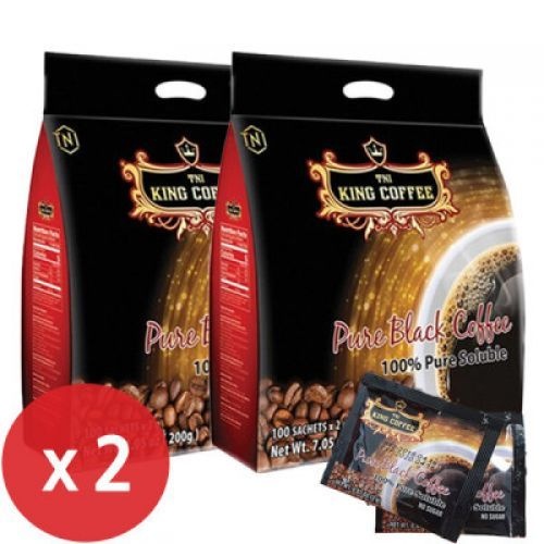 킹 커피 퓨어블랙 (2g X 100개입) 200g X 2개/원두/G7