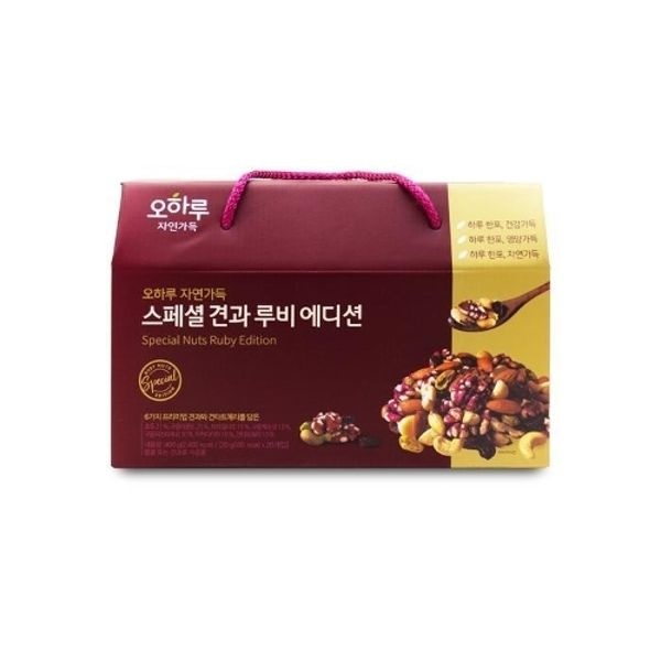 오하루 자연가득 스페셜 견과 루비 에디션 20g x 20개입 X 1박...