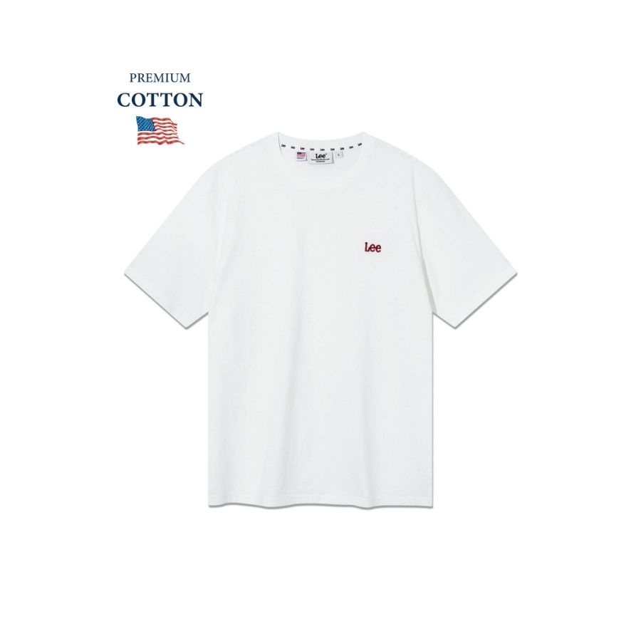 American Cotton 스몰 트위치 로고 반팔 티셔츠 LE2602ST02-WH