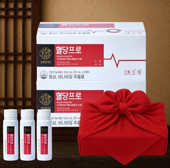 [롯데백화점] GNC [동원천지인] 혈당프로(홍삼+바나바잎추출물) 28병/ 2박스