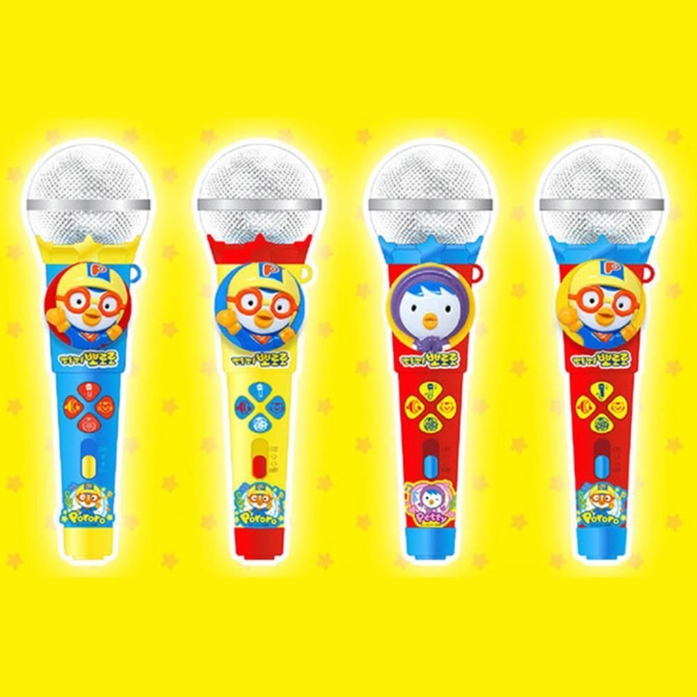 유아 장기자랑 멜로디 뽀로로 마이크 버튼장난감 노래하기 아동센타