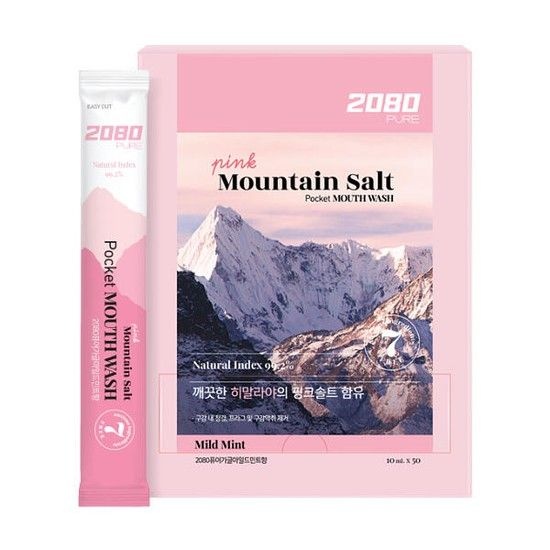 /애경산업 [애경]2080 퓨어 핑크 솔트 포켓 가글 10ml 50개입 x1개
