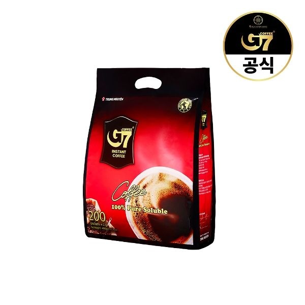 G7 베트남 블랙커피 2g x 200개입 (G7 블랙커피 총 내용량 400g(2gX200봉))