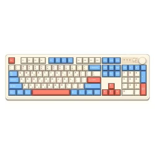 앱코 앱코 AF108PRO ABKO x SOAI 콜라보 3모드 기계식 키보드 코랄 블루