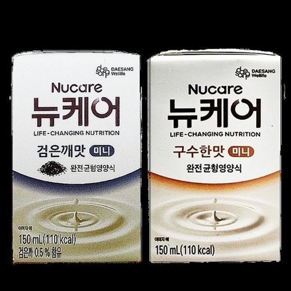 뉴케어 미니 구수한맛 150ml(24입)+미니 고소한검은깨 150ml...