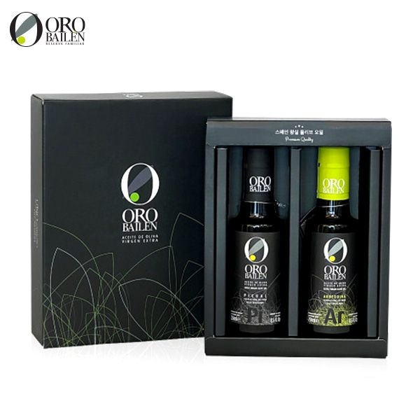 [롯데백화점]  오로바일렌 올리브오일 피쿠알,아르베키 250ml 선물세트 LE1215792031