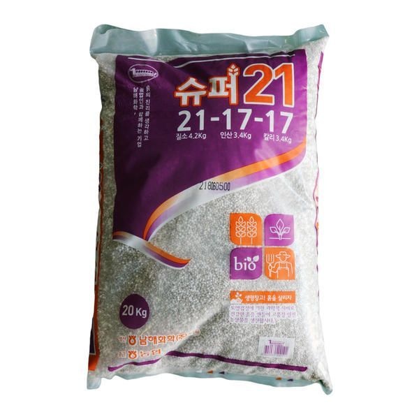 테온셀 농협 복합비료 슈퍼21 20kg 질소 인산 칼리[21-17-17]