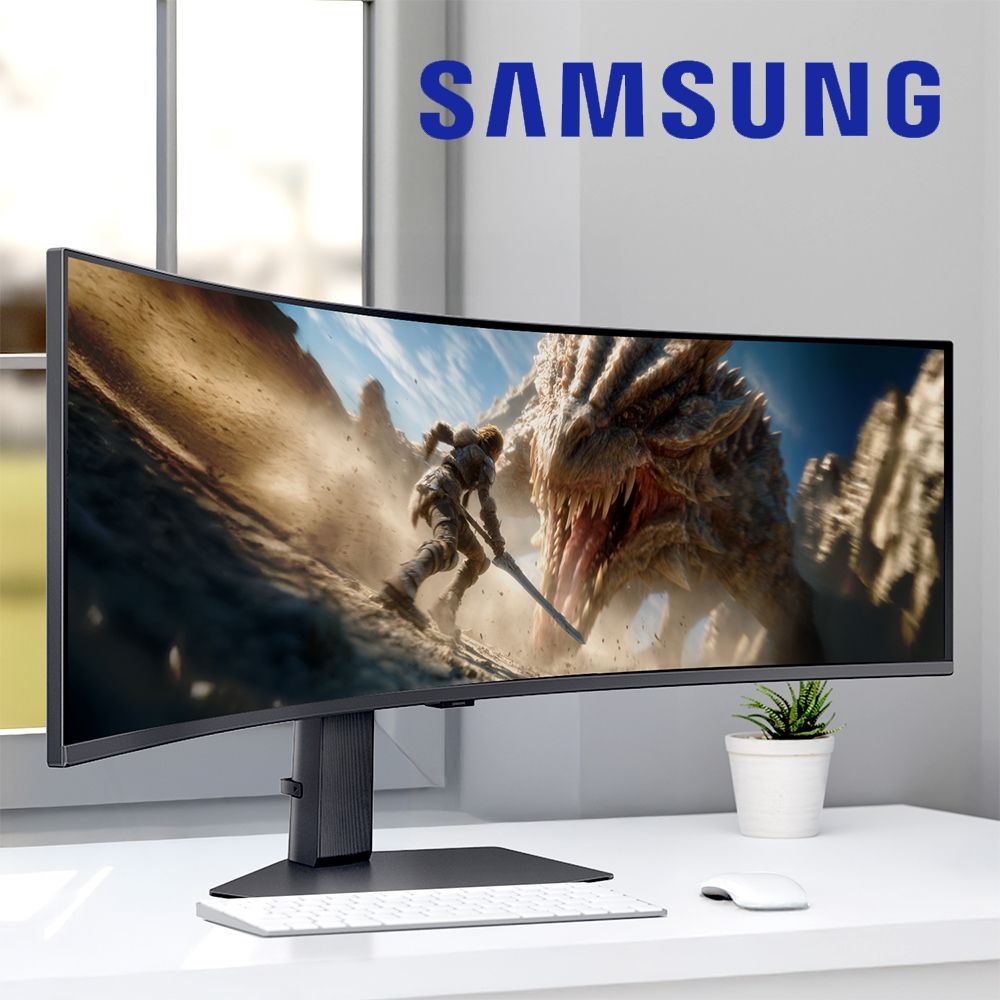 삼성전자 오디세이 G9 S49CG954E 123.8cm 게이밍 모니터 32대9 울트라와이드 240Hz HDR1000