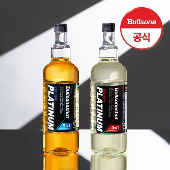 (New)불스원샷 플래티넘 연료첨가제 5in1 500ML 2종택1(휘발유/경유 택1)1+1