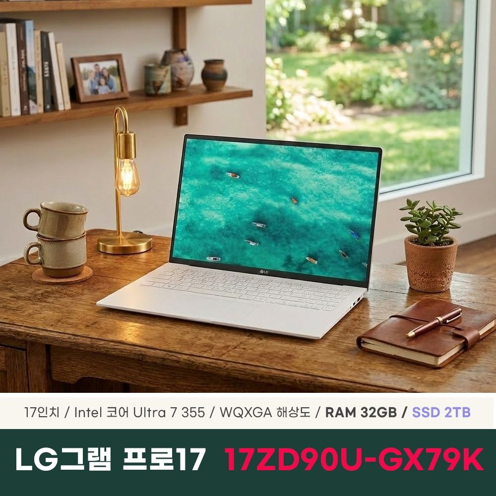 LG전자 2026 그램 프로17 17ZD90U-GX79K 노트북 32GB 2TB