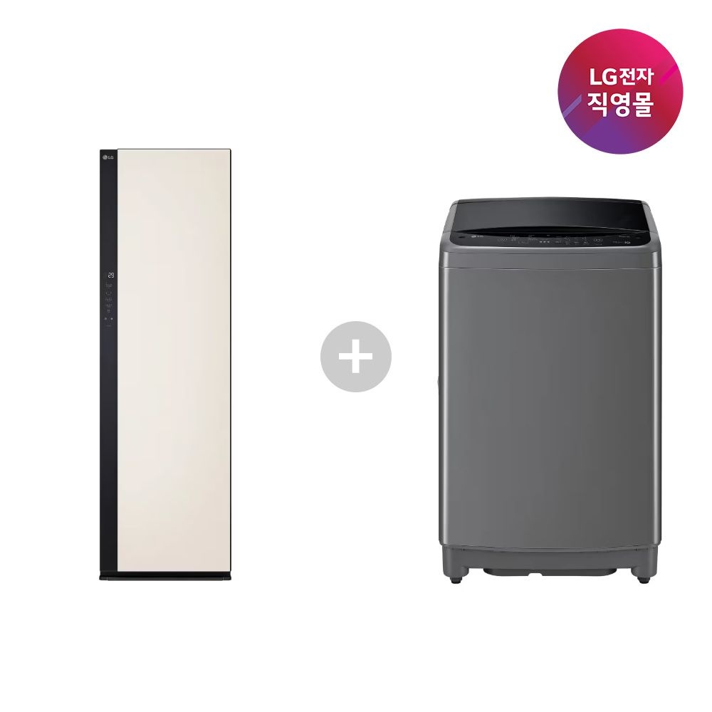 [롯데백화점] LG전자 [LG전자 직영] LG 스타일러+통돌이 세트모델 SC5MBR4ES+TR10MV4 LE1221715319