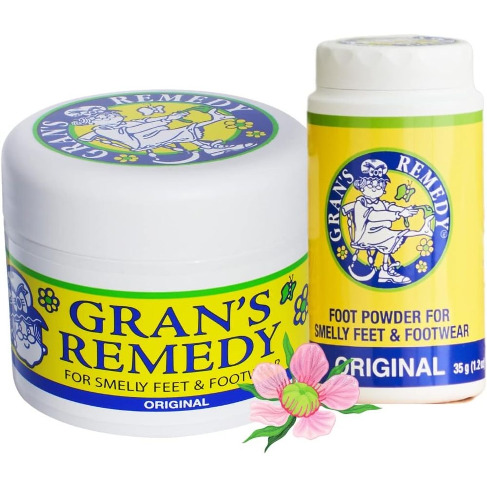 [해외] Gran's Remedy 그랜스 레메디 신발 탈취 파우더 2종세트 50g x 35g