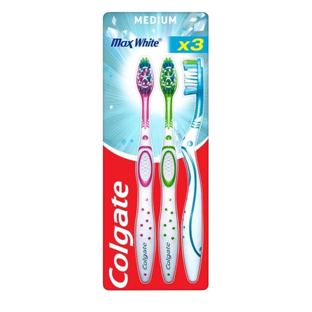 콜게이트 맥스 화이트 칫솔 3개입 3팩 Colgate Max White Toothbrushes, Teeth Whitening Toothbrush