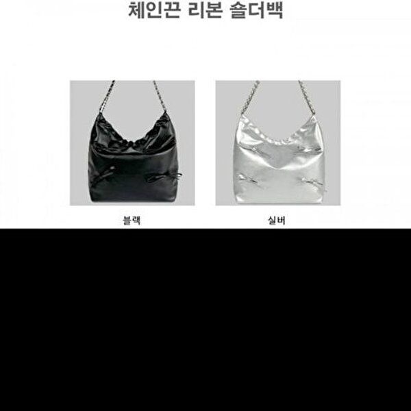 숄더백 WL 체인끈 귀여운 리본 포인트 캐주얼 여성 데일리 특별한 자리 다양한 코디 매치