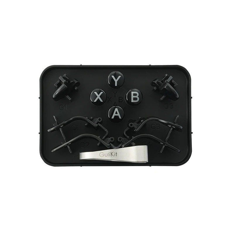[해외] GuliKit KK3 컨트롤러 액세서리 팩(후면 패들 6개  PC 레이아웃 ABXY 4개 Max Pro용 키캡 풀러 1개)